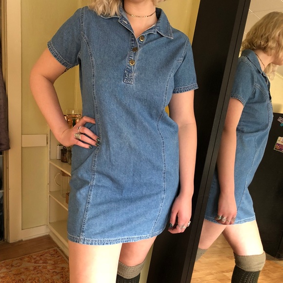 70's Denim Dress - Picture 3 of 4